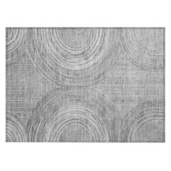 Machine Washable Indoor/Outdoor Chantille ACN2380 Gray 1'8" x 2'6" Rug