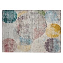 Machine Washable Indoor/Outdoor Chantille ACN2381 Ivory 1'8" x 2'6" Rug