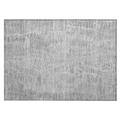 Machine Washable Indoor/Outdoor Chantille ACN2382 Gray 1'8" x 2'6" Rug