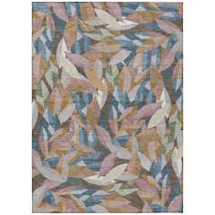 Machine Washable Indoor/Outdoor Chantille ACN2383 Orange 2'6" x 3'10" Rug