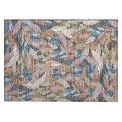Machine Washable Indoor/Outdoor Chantille ACN2383 Orange 1'8" x 2'6" Rug