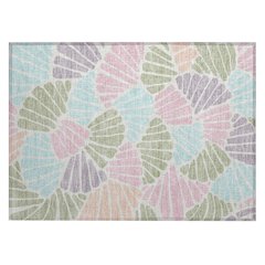 Machine Washable Indoor/Outdoor Chantille ACN2384 Green 1'8" x 2'6" Rug