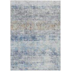 Machine Washable Indoor/Outdoor Chantille ACN2388 Blue 2'6" x 3'10" Rug
