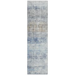Machine Washable Indoor/Outdoor Chantille ACN2388 Blue 2'3" x 7'6" Runner Rug