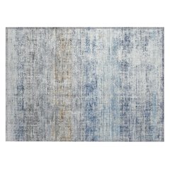 Machine Washable Indoor/Outdoor Chantille ACN2388 Blue 1'8" x 2'6" Rug