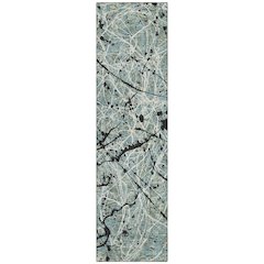 Machine Washable Indoor/Outdoor Chantille ACN2389 Green 2'3" x 7'6" Runner Rug