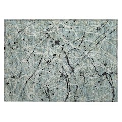 Machine Washable Indoor/Outdoor Chantille ACN2389 Green 1'8" x 2'6" Rug