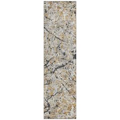 Machine Washable Indoor/Outdoor Chantille ACN2389 Brown 2'3" x 7'6" Runner Rug