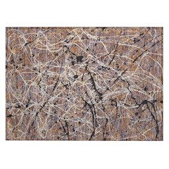 Machine Washable Indoor/Outdoor Chantille ACN2389 Orange 1'8" x 2'6" Rug