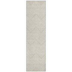 Machine Washable Indoor/Outdoor Chantille ACN2390 Brown 2'3" x 7'6" Runner Rug