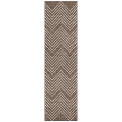 Machine Washable Indoor/Outdoor Chantille ACN2390 Brown 2'3" x 7'6" Runner Rug