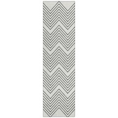 Machine Washable Indoor/Outdoor Chantille ACN2390 Ivory 2'3" x 7'6" Runner Rug