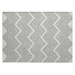 Machine Washable Indoor/Outdoor Chantille ACN2390 Ivory 1'8" x 2'6" Rug