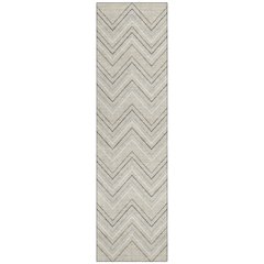 Machine Washable Indoor/Outdoor Chantille ACN2391 Brown 2'3" x 7'6" Runner Rug