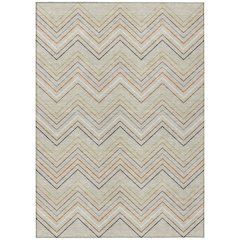 Machine Washable Indoor/Outdoor Chantille ACN2392 Brown 2'6" x 3'10" Rug