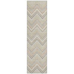 Machine Washable Indoor/Outdoor Chantille ACN2392 Brown 2'3" x 7'6" Runner Rug