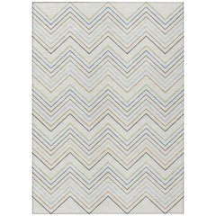 Machine Washable Indoor/Outdoor Chantille ACN2392 Ivory 2'6" x 3'10" Rug