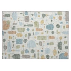Machine Washable Indoor/Outdoor Chantille ACN2393 Ivory 1'8" x 2'6" Rug