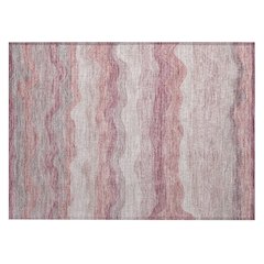 Machine Washable Indoor/Outdoor Chantille ACN2397 Orange 1'8" x 2'6" Rug
