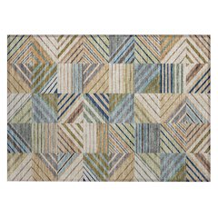 Machine Washable Indoor/Outdoor Chantille ACN2399 Brown 1'8" x 2'6" Rug