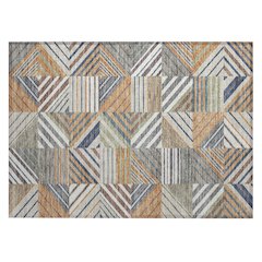 Machine Washable Indoor/Outdoor Chantille ACN2399 Orange 1'8" x 2'6" Rug