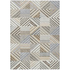 Machine Washable Indoor/Outdoor Chantille ACN2399 Ivory 2'6" x 3'10" Rug
