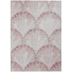 Machine Washable Indoor/Outdoor Chantille ACN2401 Pink 2'6" x 3'10" Rug