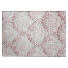 Machine Washable Indoor/Outdoor Chantille ACN2401 Pink 1'8" x 2'6" Rug