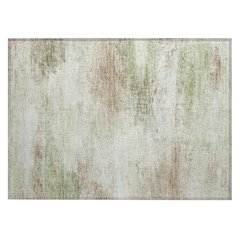 Machine Washable Indoor/Outdoor Chantille ACN2402 Brown 1'8" x 2'6" Rug