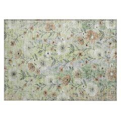 Machine Washable Indoor/Outdoor Chantille ACN2403 Green 1'8" x 2'6" Rug