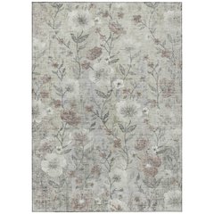 Machine Washable Indoor/Outdoor Chantille ACN2403 Brown 2'6" x 3'10" Rug