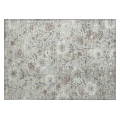 Machine Washable Indoor/Outdoor Chantille ACN2403 Brown 1'8" x 2'6" Rug