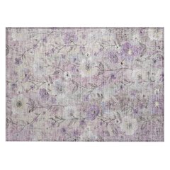 Machine Washable Indoor/Outdoor Chantille ACN2403 Purple 1'8" x 2'6" Rug