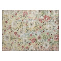 Machine Washable Indoor/Outdoor Chantille ACN2403 Brown 1'8" x 2'6" Rug