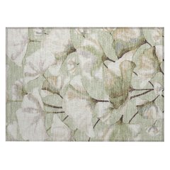 Machine Washable Indoor/Outdoor Chantille ACN2405 Green 1'8" x 2'6" Rug
