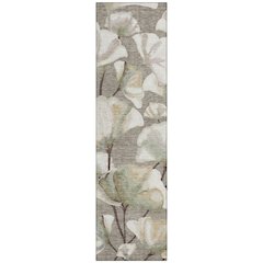 Machine Washable Indoor/Outdoor Chantille ACN2405 Brown 2'3" x 7'6" Runner Rug