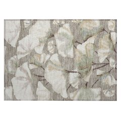 Machine Washable Indoor/Outdoor Chantille ACN2405 Brown 1'8" x 2'6" Rug