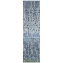 Machine Washable Indoor/Outdoor Chantille ACN2406 Blue 2'3" x 7'6" Runner Rug