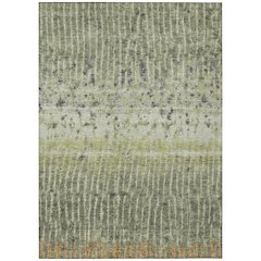 Machine Washable Indoor/Outdoor Chantille ACN2406 Green 2'6" x 3'10" Rug