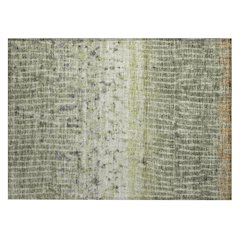 Machine Washable Indoor/Outdoor Chantille ACN2406 Green 1'8" x 2'6" Rug