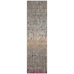 Machine Washable Indoor/Outdoor Chantille ACN2406 Brown 2'3" x 7'6" Runner Rug