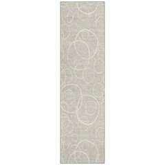 Machine Washable Indoor/Outdoor Chantille ACN2407 Brown 2'3" x 7'6" Runner Rug