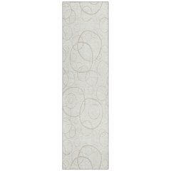 Machine Washable Indoor/Outdoor Chantille ACN2407 Ivory 2'3" x 7'6" Runner Rug