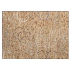 Machine Washable Indoor/Outdoor Chantille ACN2408 Orange 1'8" x 2'6" Rug