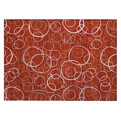 Machine Washable Indoor/Outdoor Chantille ACN2408 Red 1'8" x 2'6" Rug