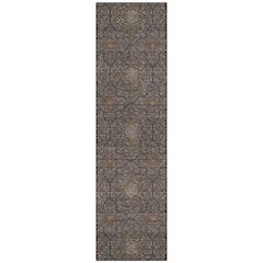 Machine Washable Indoor/Outdoor Chantille ACN2409 Brown 2'3" x 7'6" Runner Rug