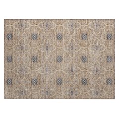 Machine Washable Indoor/Outdoor Chantille ACN2409 Orange 1'8" x 2'6" Rug