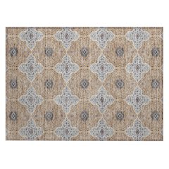 Machine Washable Indoor/Outdoor Chantille ACN2410 Orange 1'8" x 2'6" Rug
