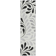 Machine Washable Indoor/Outdoor Chantille ACN2411 Ivory 2'3" x 7'6" Runner Rug