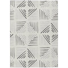 Machine Washable Indoor/Outdoor Chantille ACN2413 Ivory 2'6" x 3'10" Rug